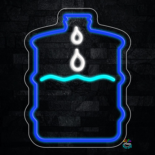 Drinking Water LED Neon Sign 13&Prime;L x 17&Prime;H #32236