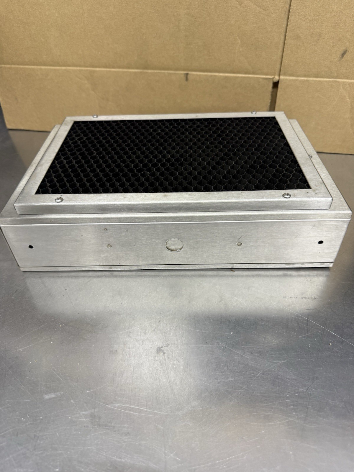 Cole Lighting S2257-N Open Closed Sign Outdoor Stainless Enclosure New 120V