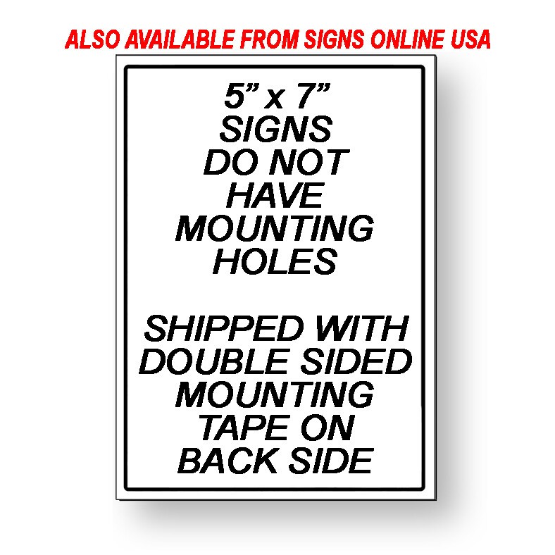 Delivery Instructions Deliver All Packages Inside The Gate Sign METAL usps I531