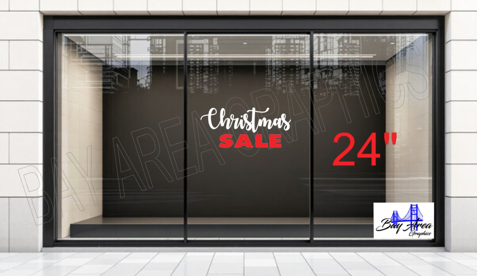 Christmas SALE Window Sign | Premium Oracal 651 Outdoor Decal🎅🎄❄️.