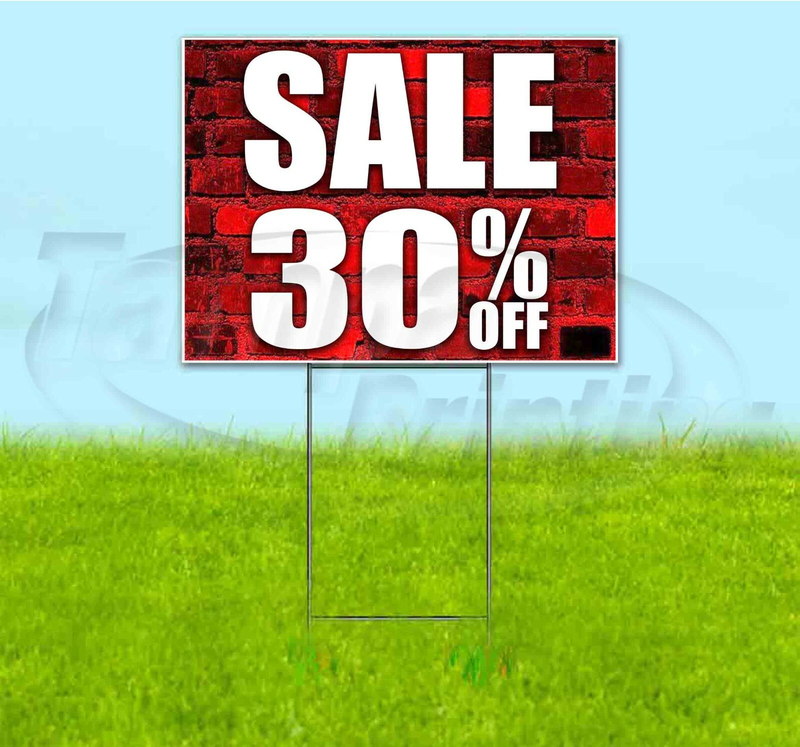 SALE 30% OFF 18×24 Yard Sign WITH STAKE Corrugated Bandit USA BUSINESS DEALS