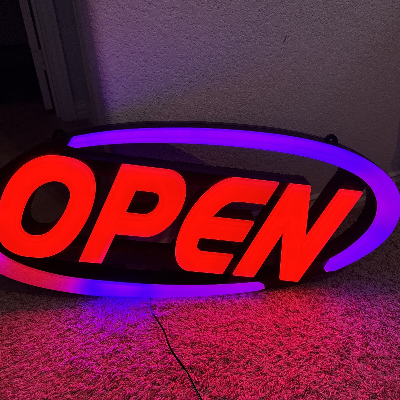 Led Open Sign for Business – Stand Out with 64 Super-Bright Color Combos to Matc