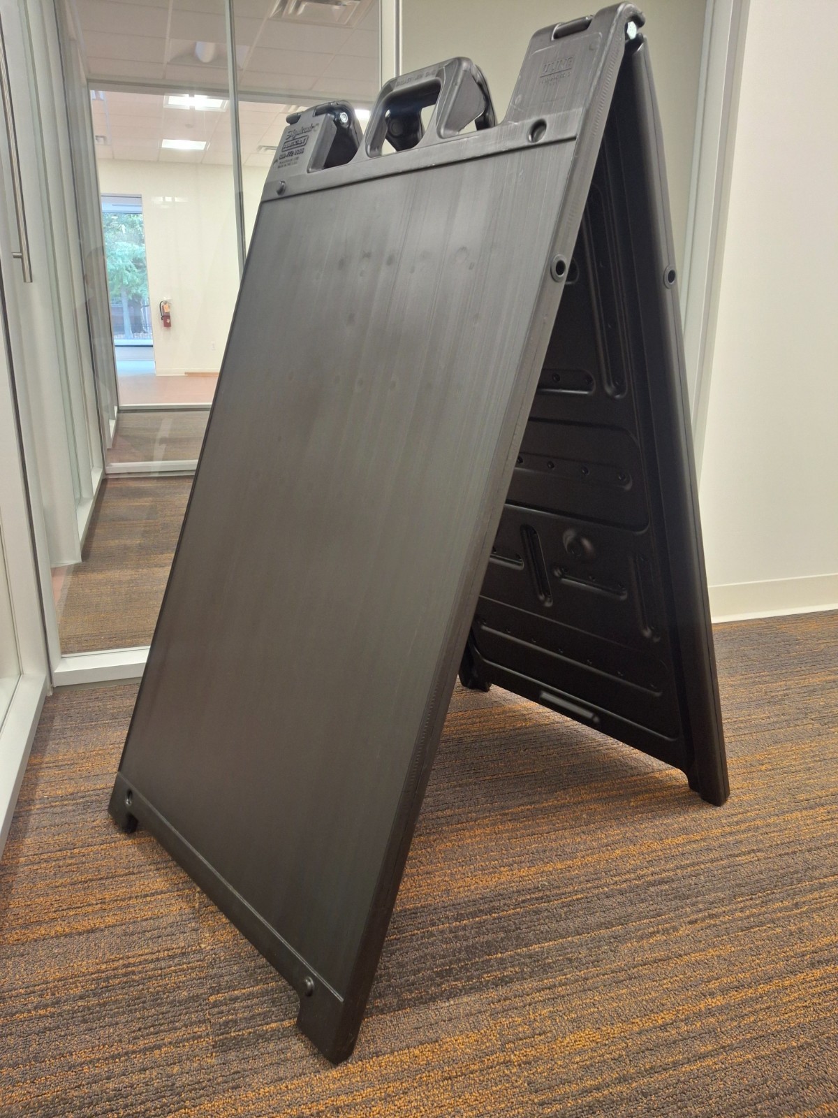 Plastic A-Frame Sign – Standard, 24 x 36&Prime;, Black (ULINE/SIGNACADE BRAND)