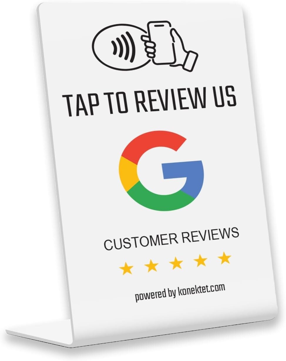 NFC Google Review Stand, 🚀Skyrocket Your Online Reputation