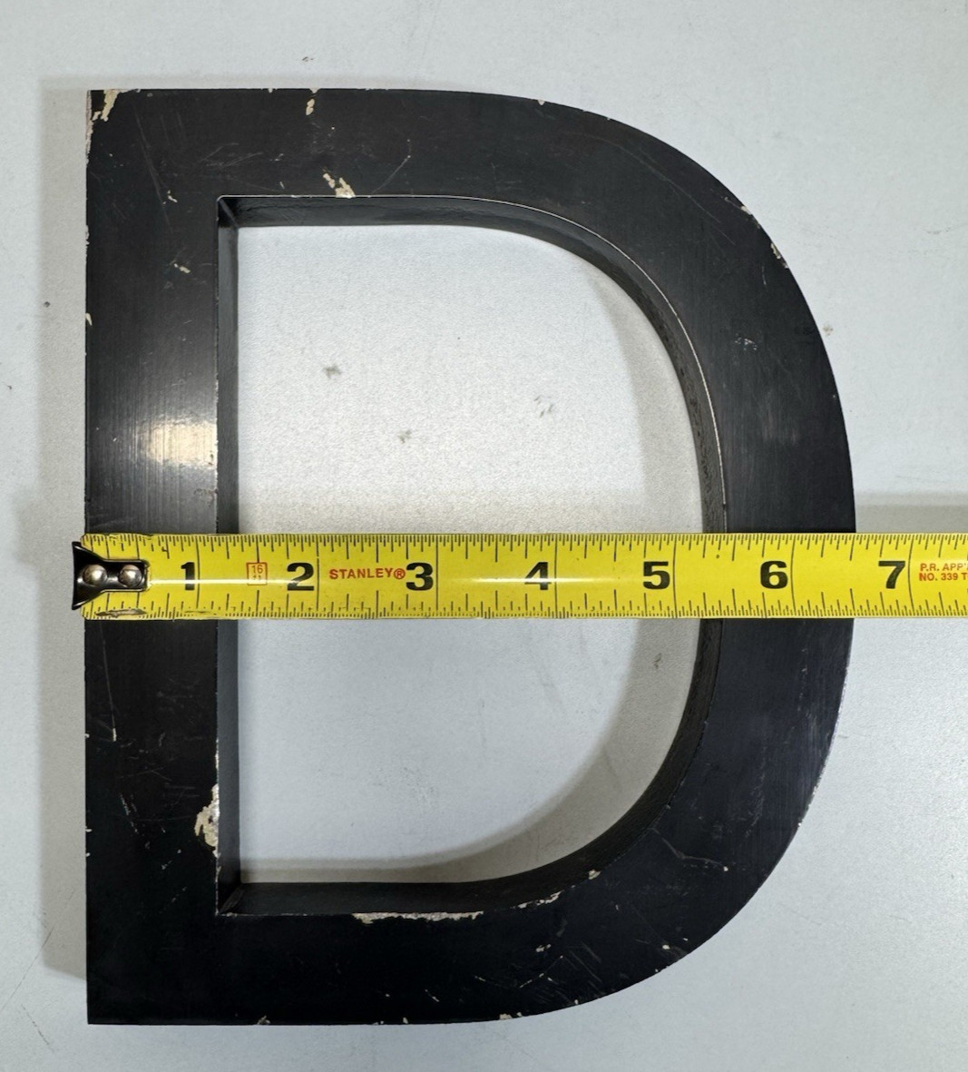 Gemini Inc 8” Cast Aluminum Architectural Letter Sign Black Commercial Letters