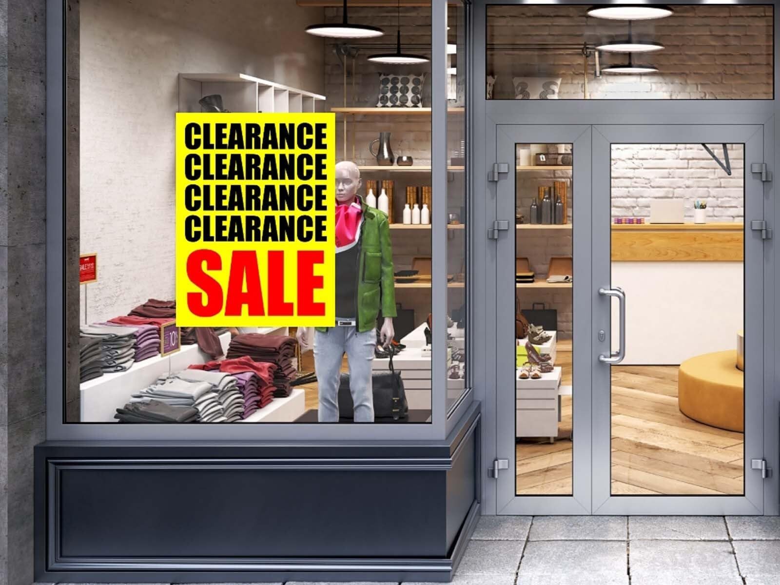 Promotional | Retail Window Display Sign | 18&Prime;W x 24&Prime;H