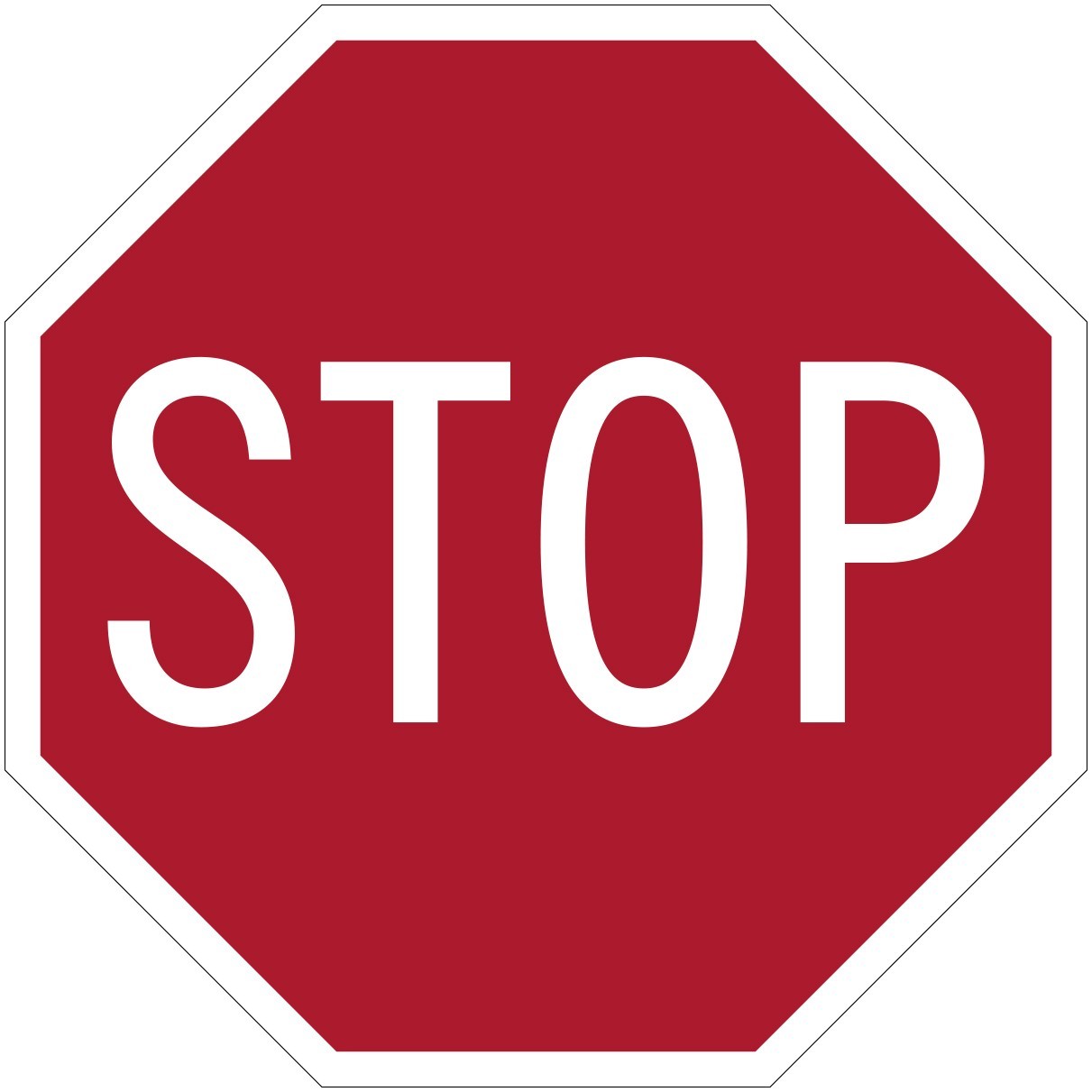 Stop Sign Stickers | 10 Vinyl Decals | 1.5&Prime; octagon shape | outdoor durable