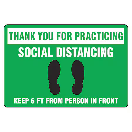 Zoro Select Psr300 Floor Sign, 12 In H, 18 In W, Vinyl, English, Psr300, Psr300