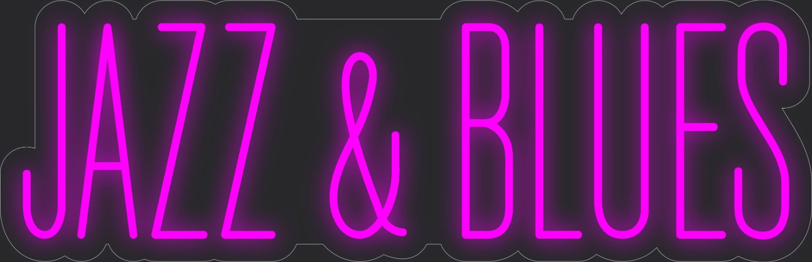 Jazz blues Neon LED Sign Business Wall Decor Lighted Store Sign 36 x 11 in.