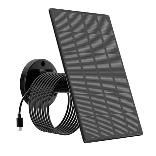 ANRAN Outdoor Solar Powered Security Camera Panel Compact IP65 Waterproof No
