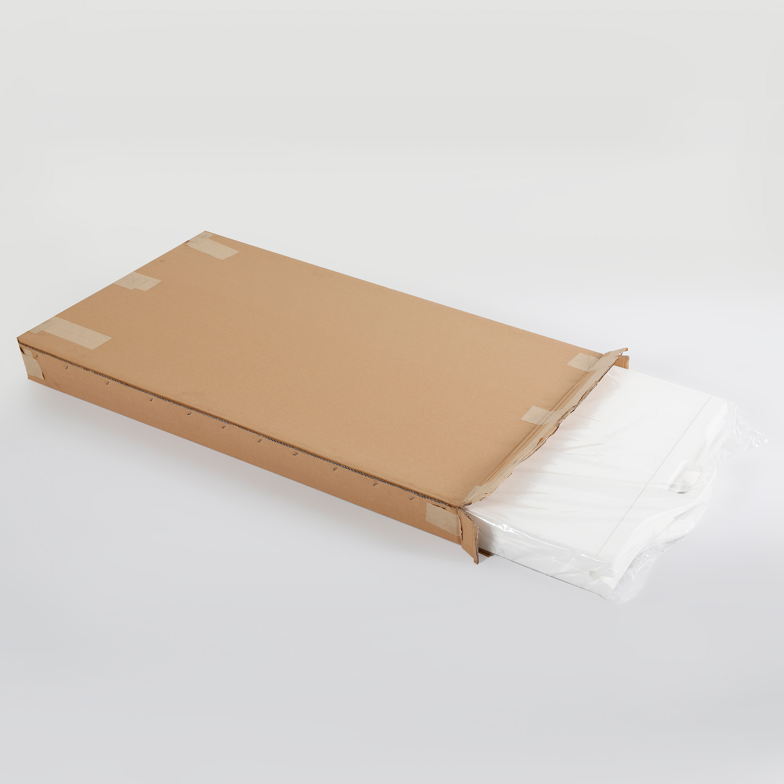 Street Sidewalk Sign A-Frame Folding Portable Double Sided 24×36 White Lot of 2