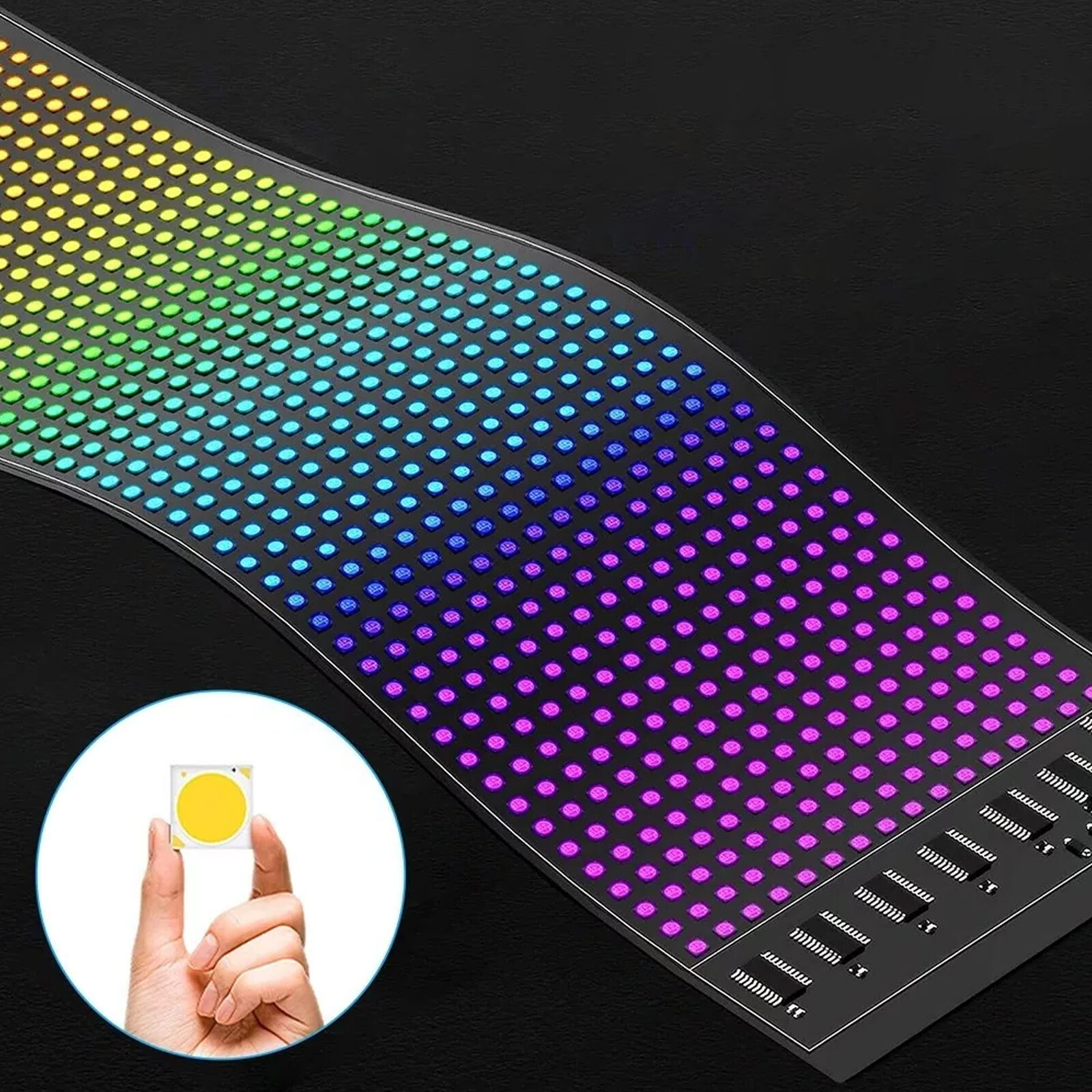 Display IP65 Car LED Sign LED Matrix Pixel Panel DIY Programmable Flexible LED