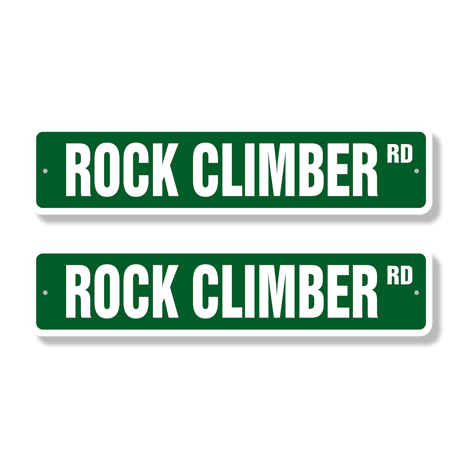 ROCK CLIMBER Street Sign (2 Pack) climbing holds harness mountain hill