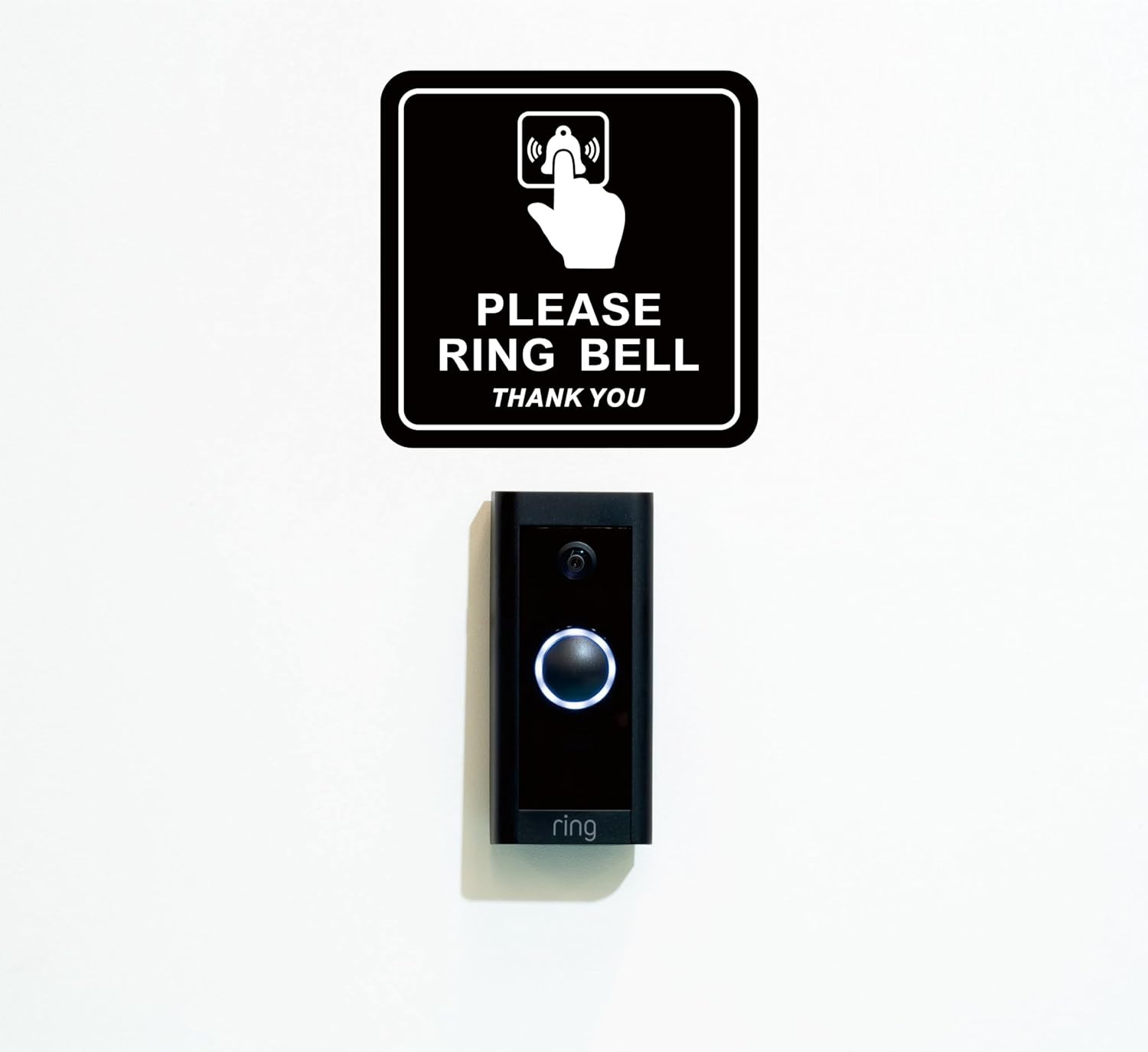 Please Ring Bell Sign – Premium Durable Frosted Acrylic Material, Super Strong S