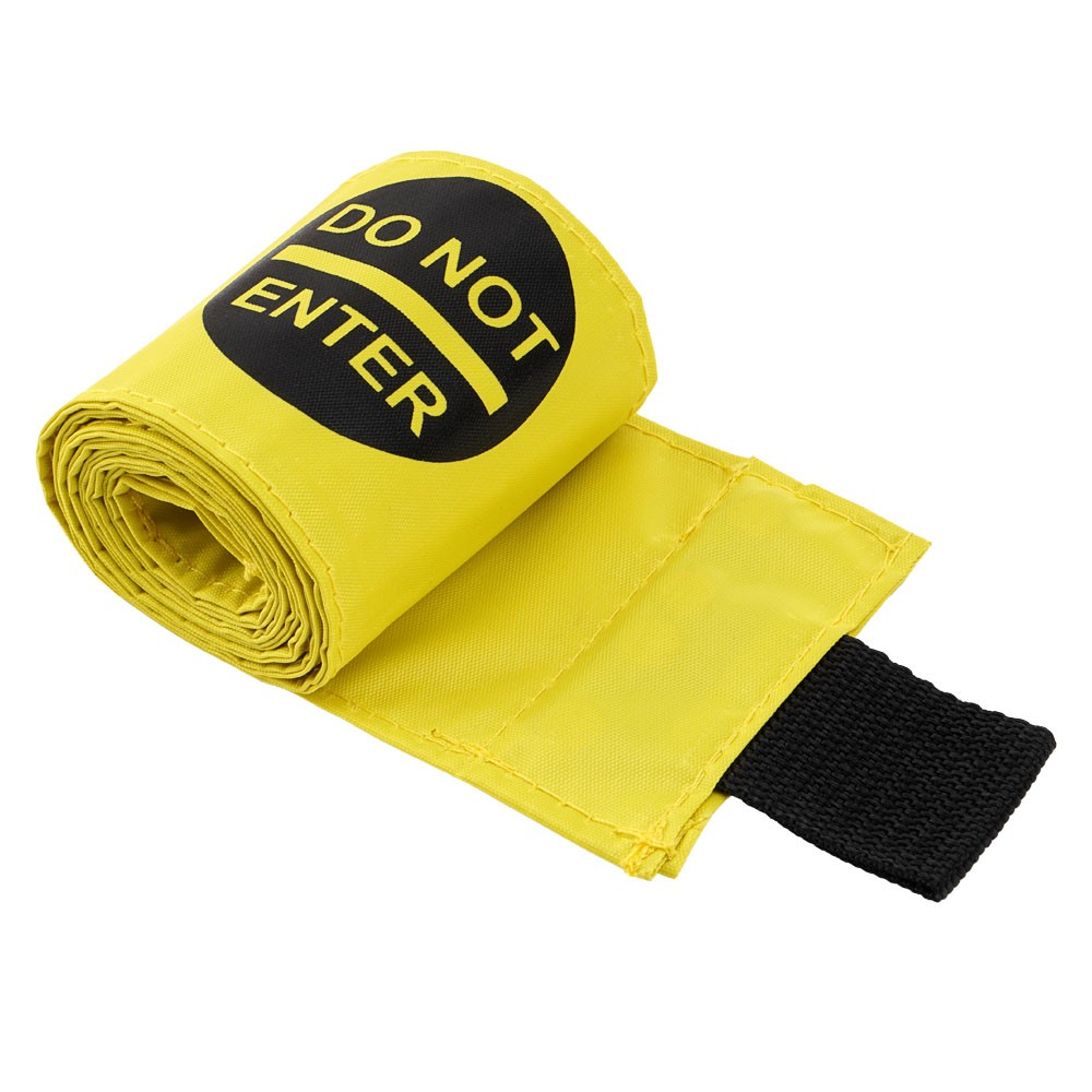 4PCS Restroom Closed for Cleaning Sign with Magnetic Ends, Magnetic Nylon Safety