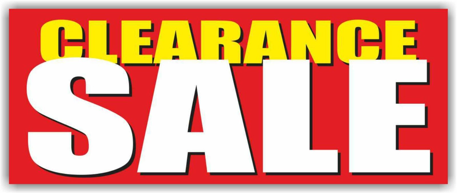 CLEARANCE SALE Advertising Banner Vinyl Mesh Sign discount retail 30 40 50 % off