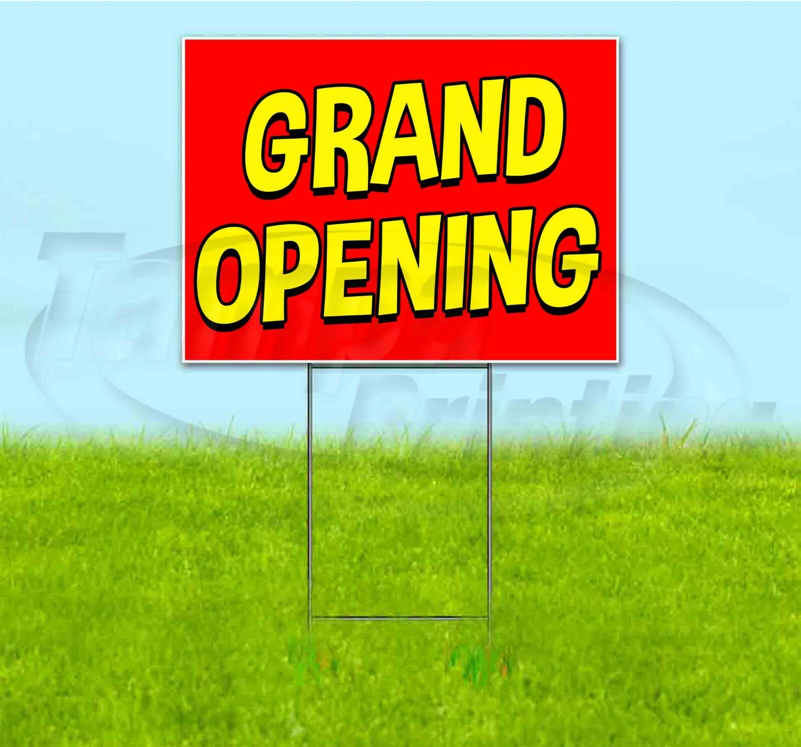 GRAND OPENING 18×24 Yard Sign WITH STAKE Corrugated Bandit USA BUSINESS