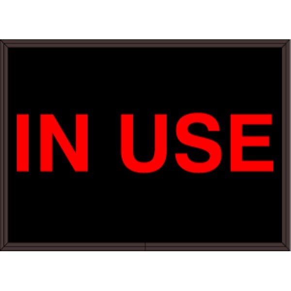 Signal-Tech 38672 SBL811R-195/120-277VAC IN USE Indoor Sign