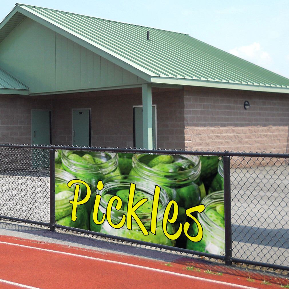 Vinyl Banner Multiple Sizes Pickles Outdoor Advertising Printing B Outdoor