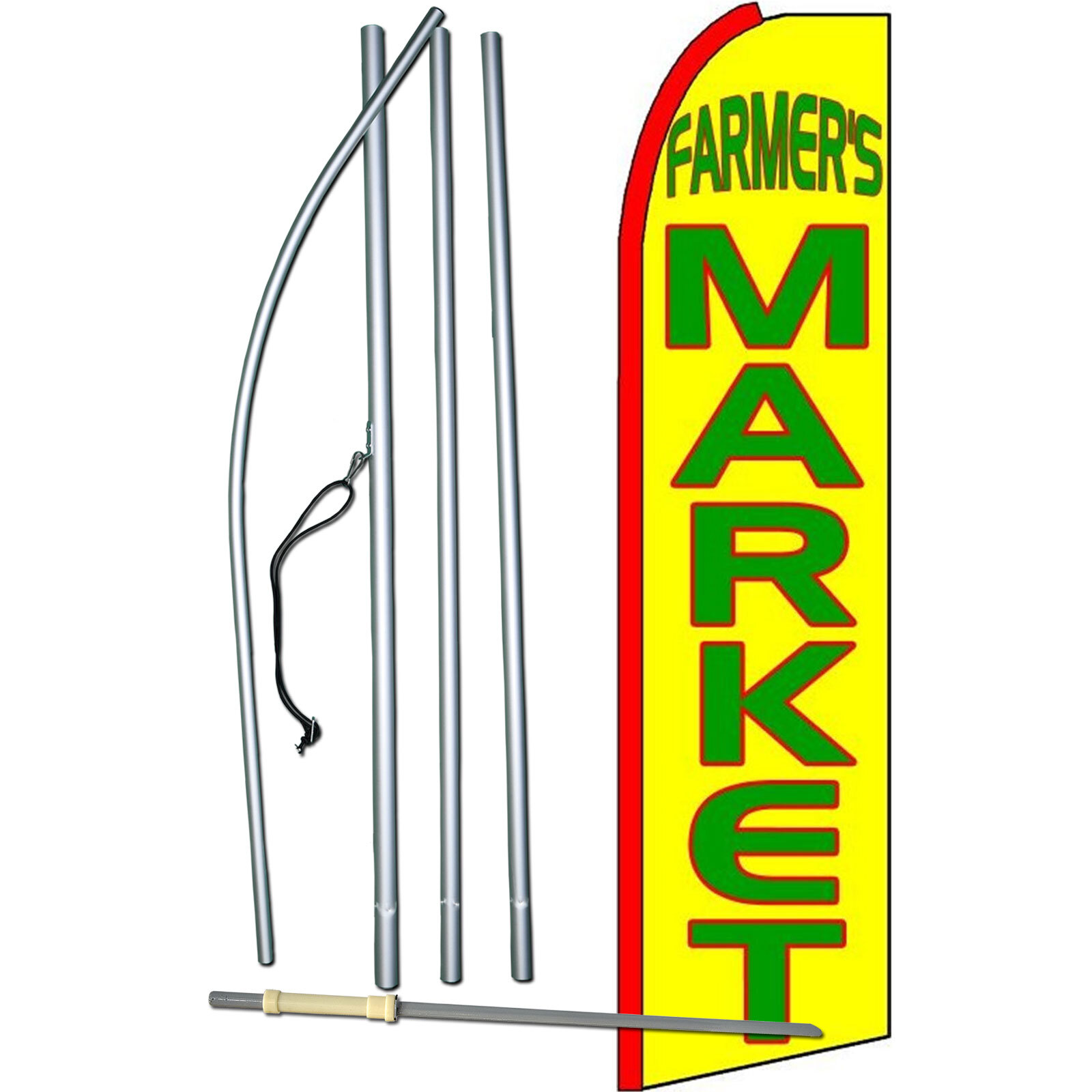 Farmers Market Complete Swooper Flag Bundle