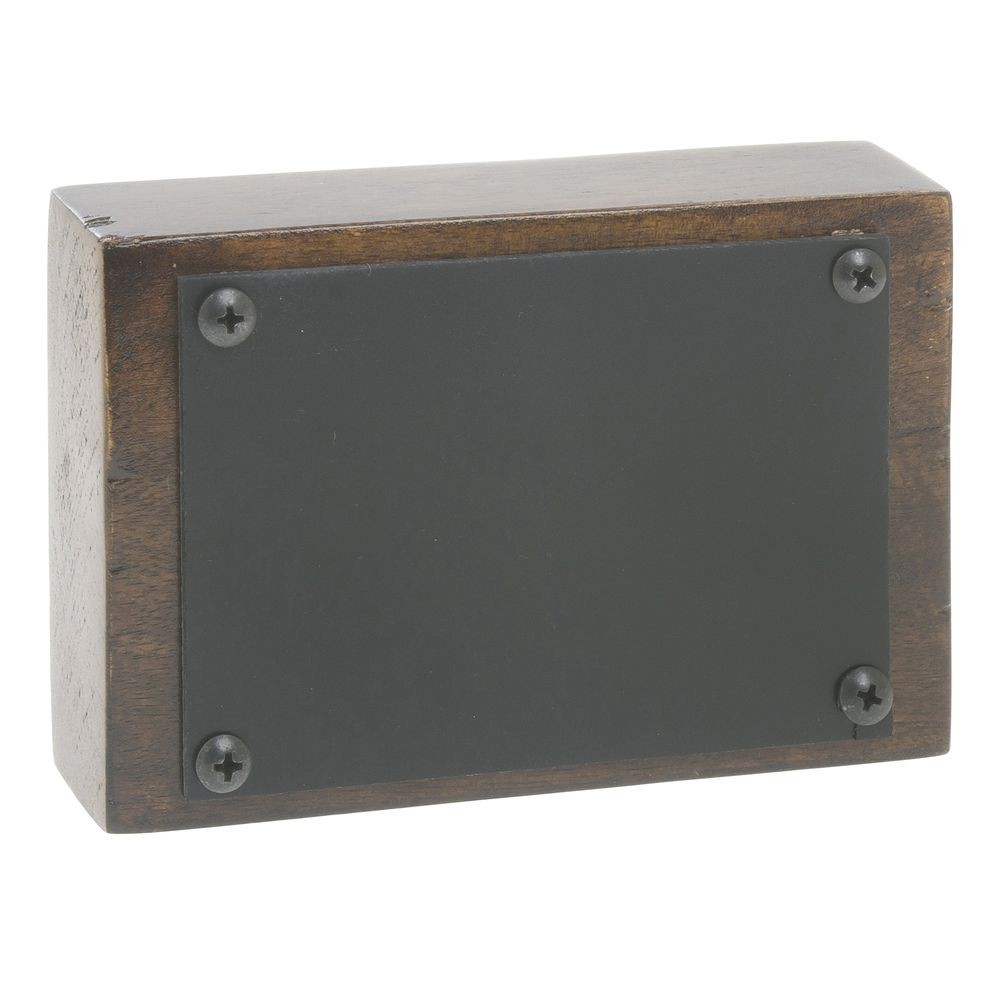 HUBERT® Chalkboard Sign Mango Wood Block – 6&Prime;L x 1 3/4&Prime;W x 4&Prime;H