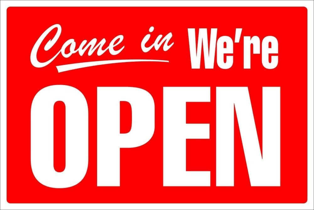 Portable Open/Closed Sign 8×12 Inches – Essential for Restaurants & Offices