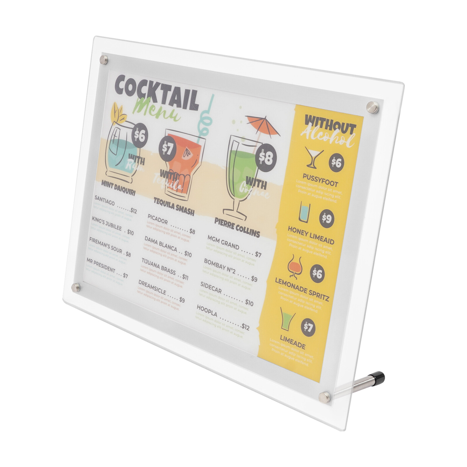 Led Light Box 49cm x 36.7cm Led Light Sign Holder Led Advertising Display Frame