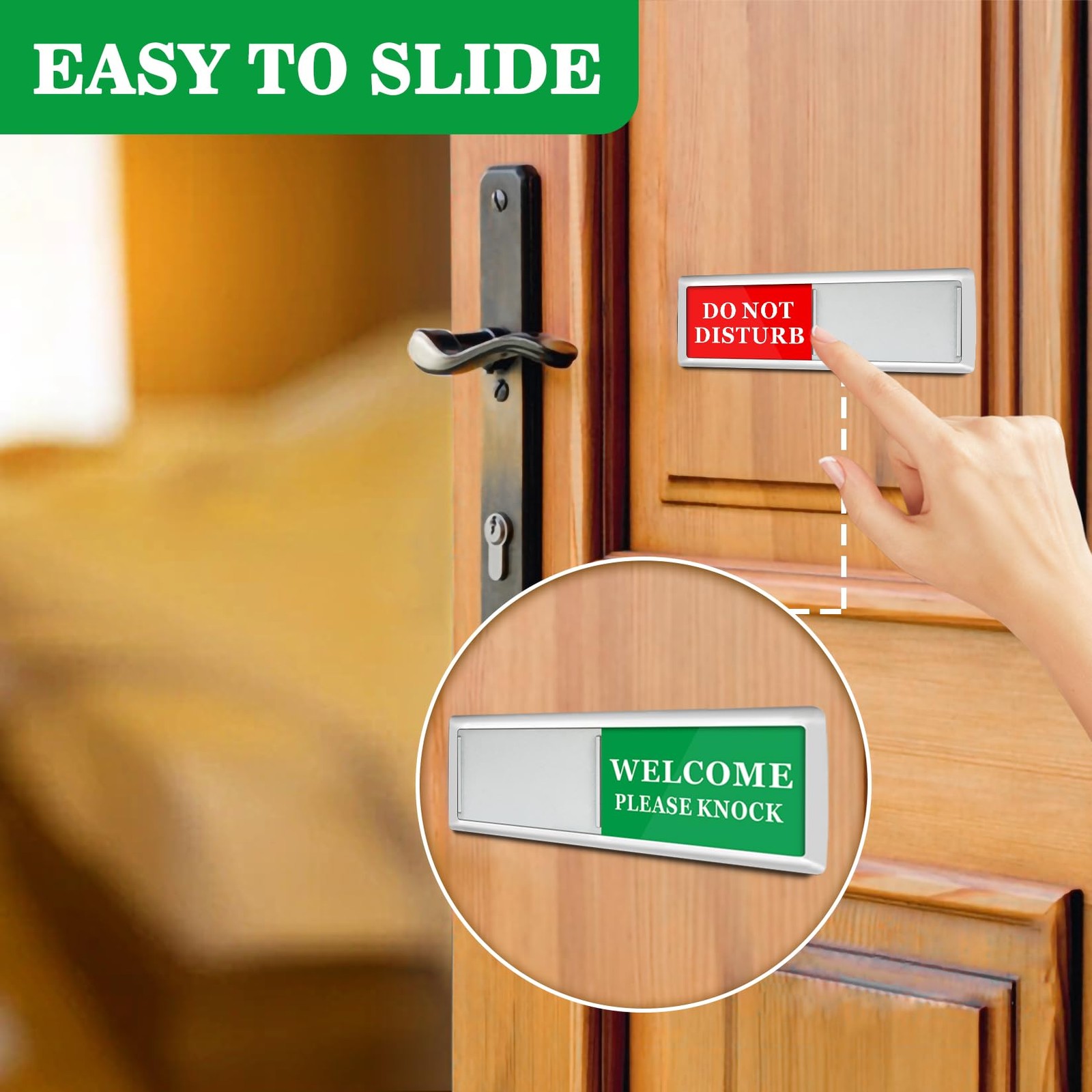 Do Not Disturb Door Hanger Sign Meeting In Progress Door Sign Green And Red Idea