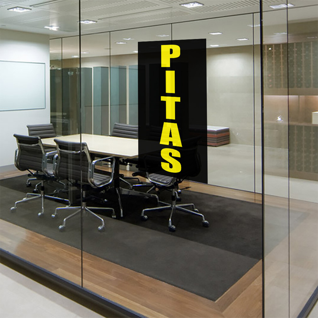 Door Decals Vertical Vinyl Stickers Multiple Sizes Pitas Style 6 Vinyl