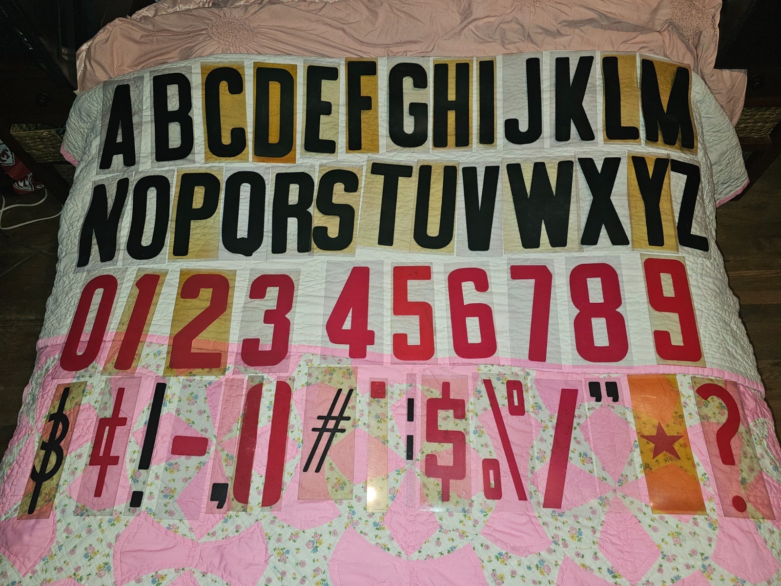 Vintage Theater Marquee Letters Numbers & Symbols 9&Prime; 900 pcs Pick Your Character