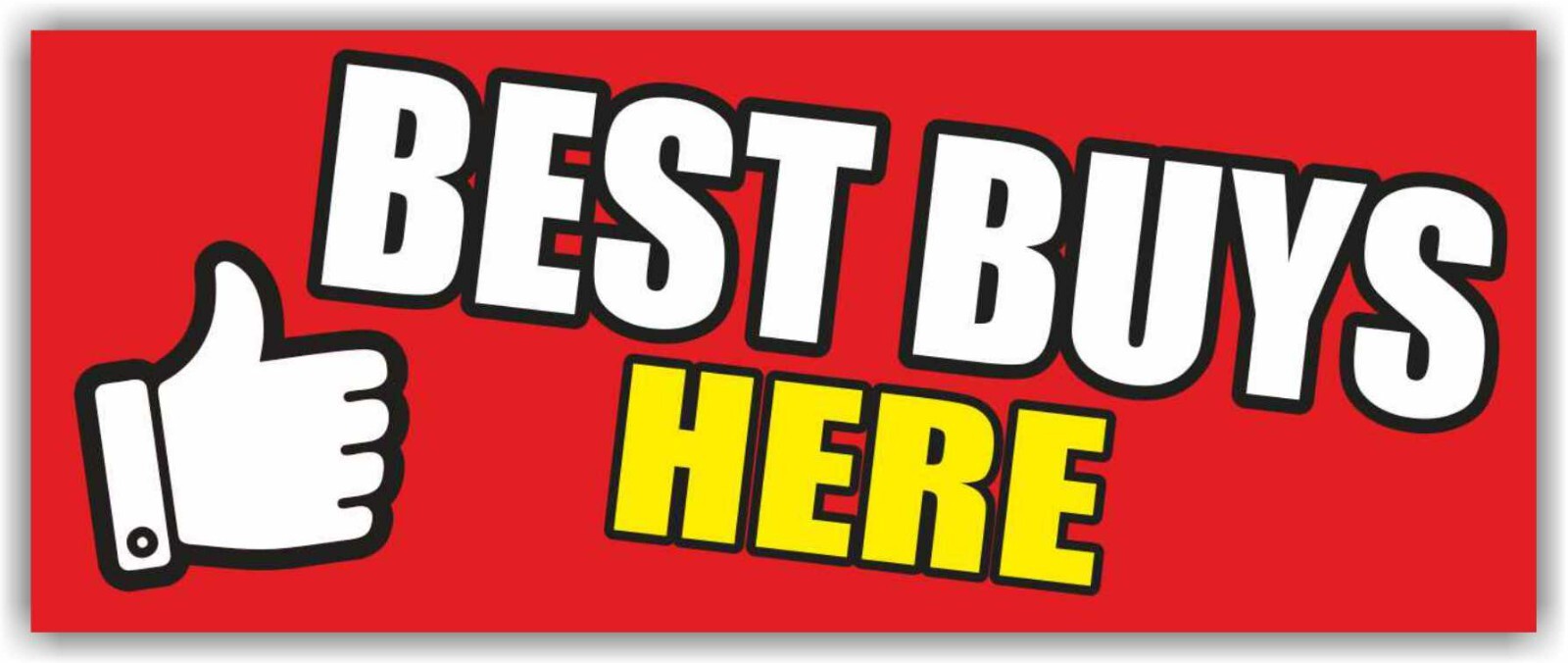 BEST BUYS IN TOWN Advertising Banner Vinyl Mesh Sign good fix sale price shop