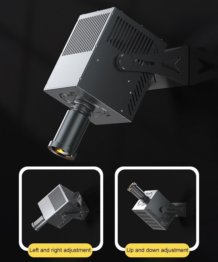 Outdoor 1500W Waterproof Mountable Advertising Logo LED Gobo Projector Custom
