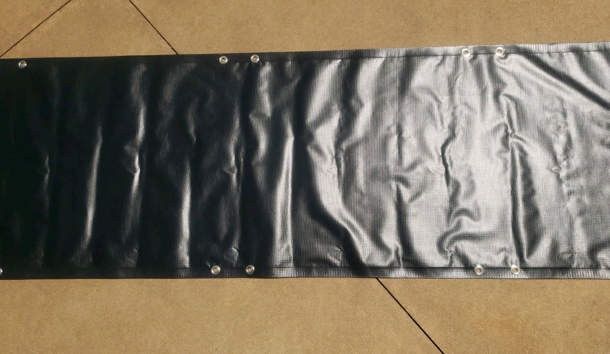 Vinyl Banner Auto Hail Repair Car Body Shop BLACK & Yellow PRE-OWNED 22&Prime; X 119&Prime;