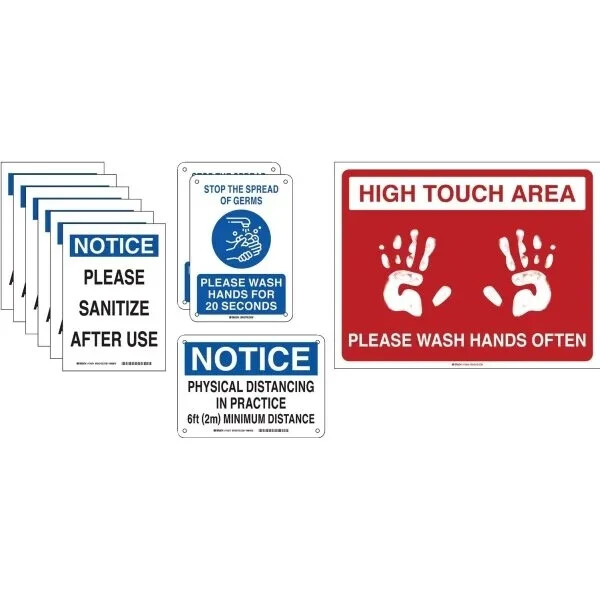 Brady Fitness Center Sign Kit – Healthy Habits