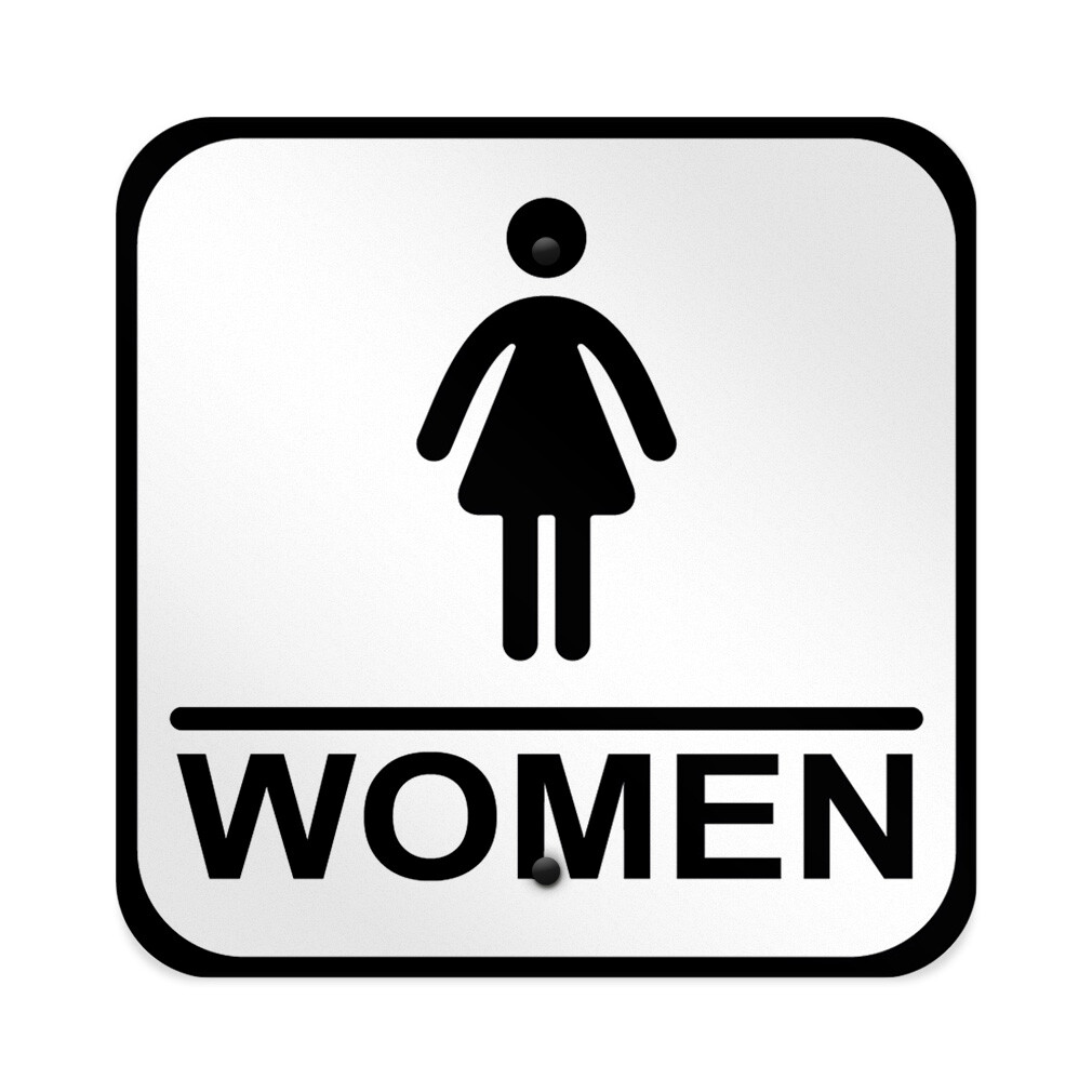 Square Metal Sign Directional Brushed Aluminum Style B Weatherproof Street