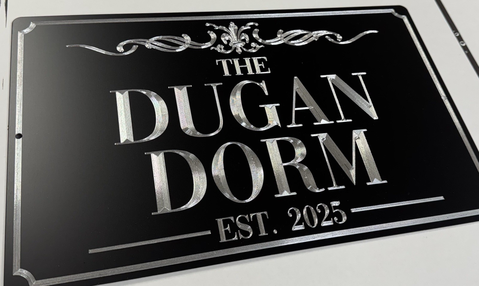 Engraved Custom Business Company Building Outdoor Weatherproof Metal Sign 15×9.5