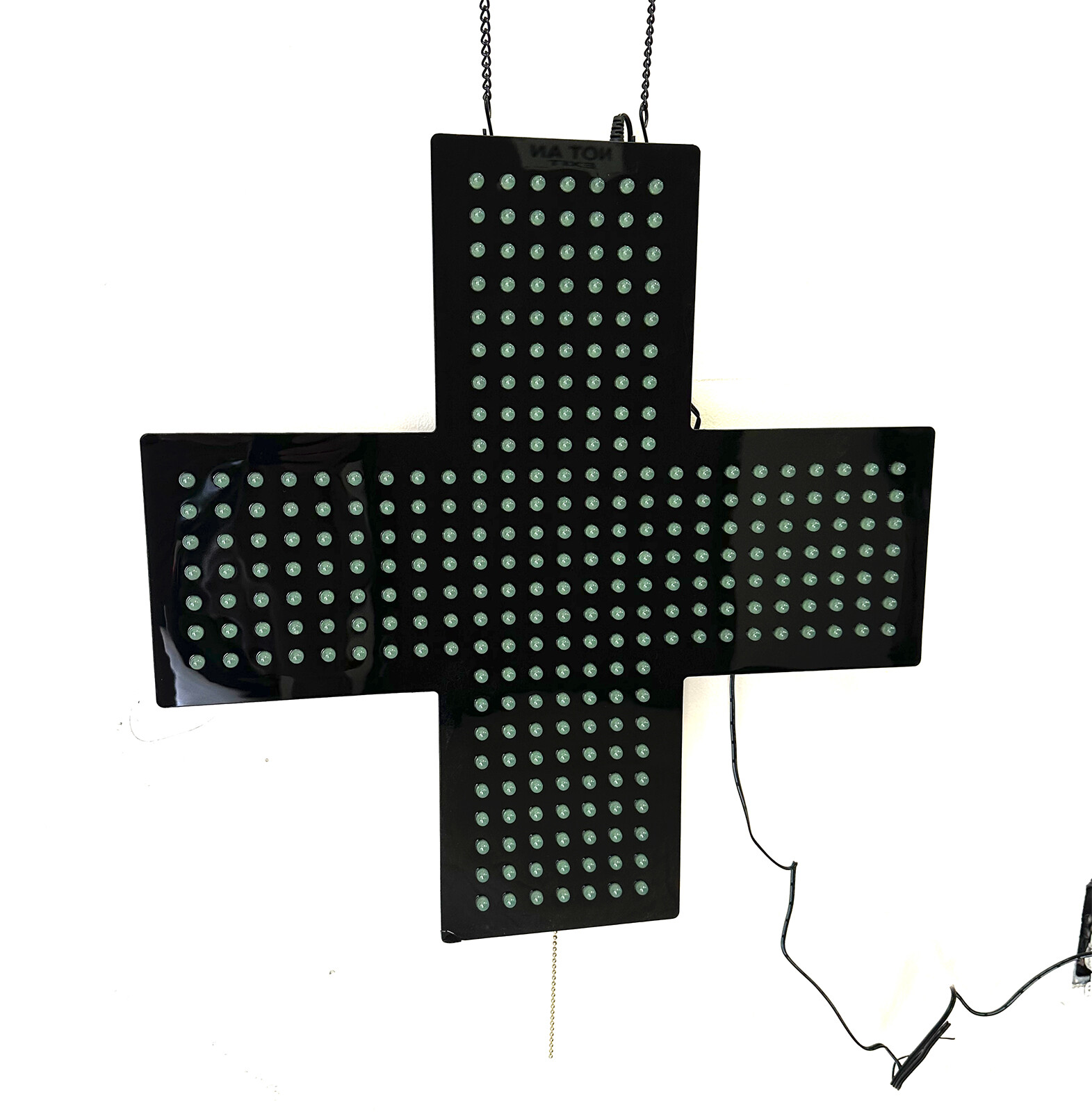 19&Prime; x19&Prime; Indoor Dispensary Green Medical Cross Window Display LED Sign 3 Mode