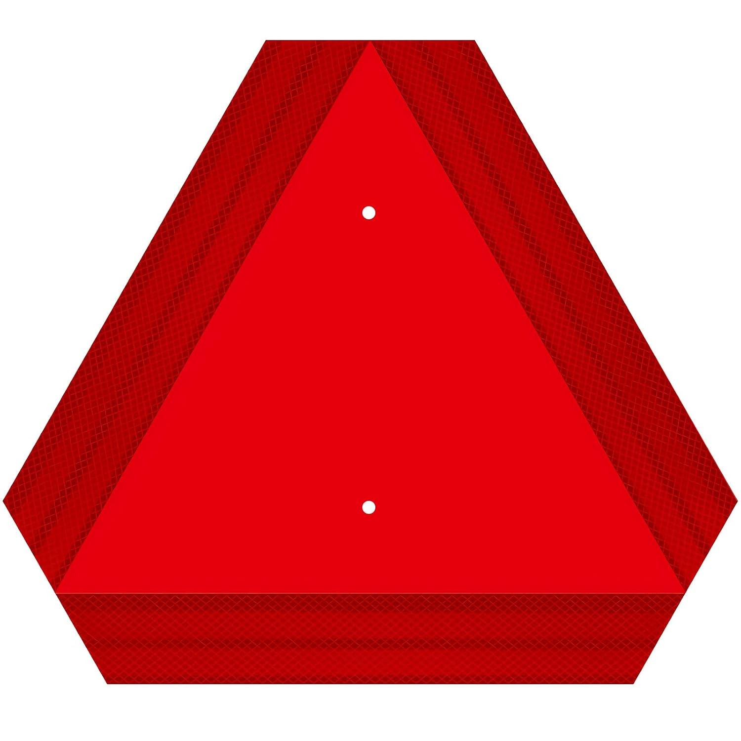 14&Prime; x 16&Prime; Rust Free Aluminum Slow Moving Vehicle Triangle Sign 40-mil Thick