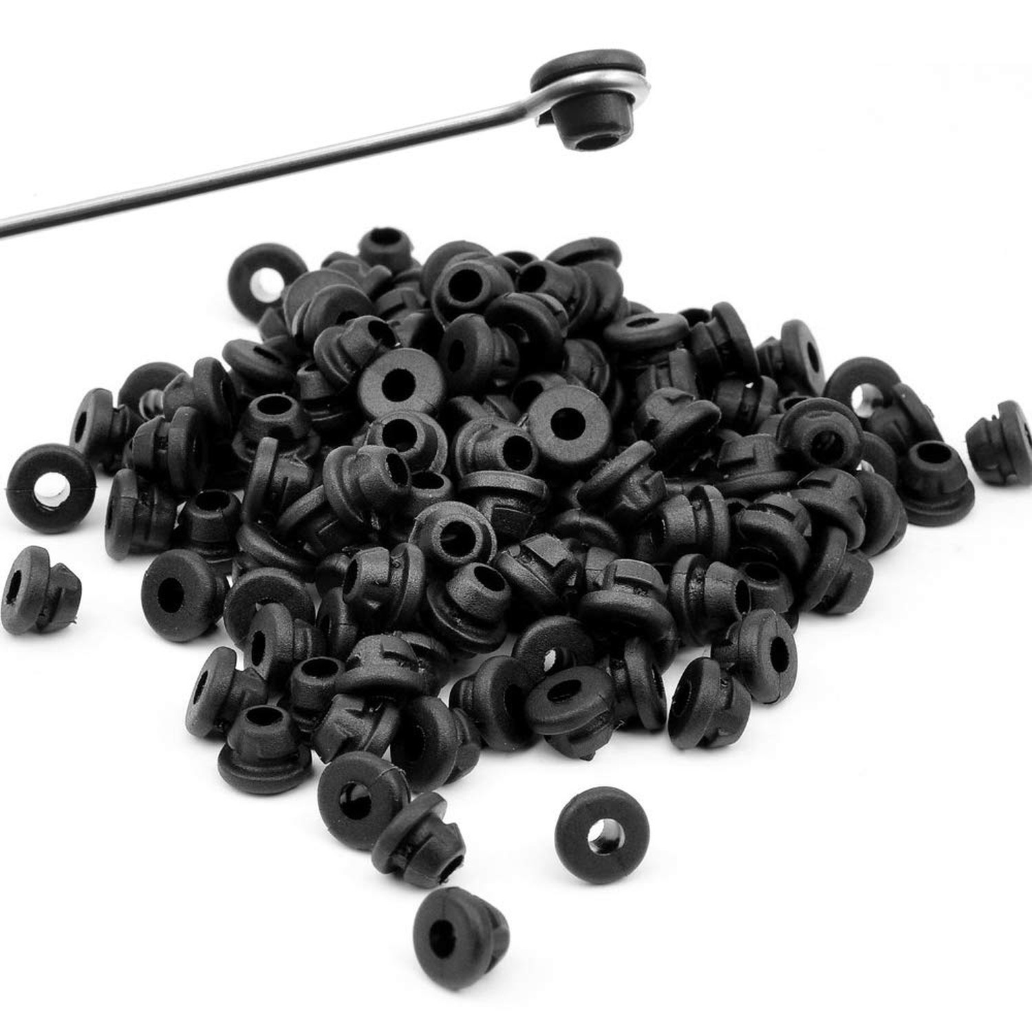 Tattoo Grommets – Autdor 300Pcs Tattoo Rubber Grommets Soft Silicone Tattoo G…
