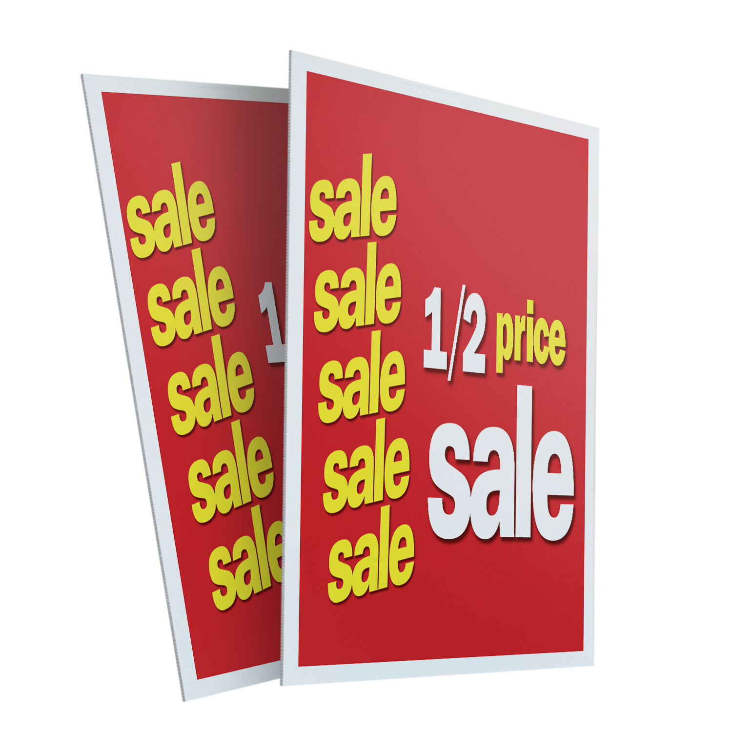 A-frame Sidewalk 1-2 Price 24&Prime; x 36&Prime; Double Sided A-Frame Sidewalk Sign