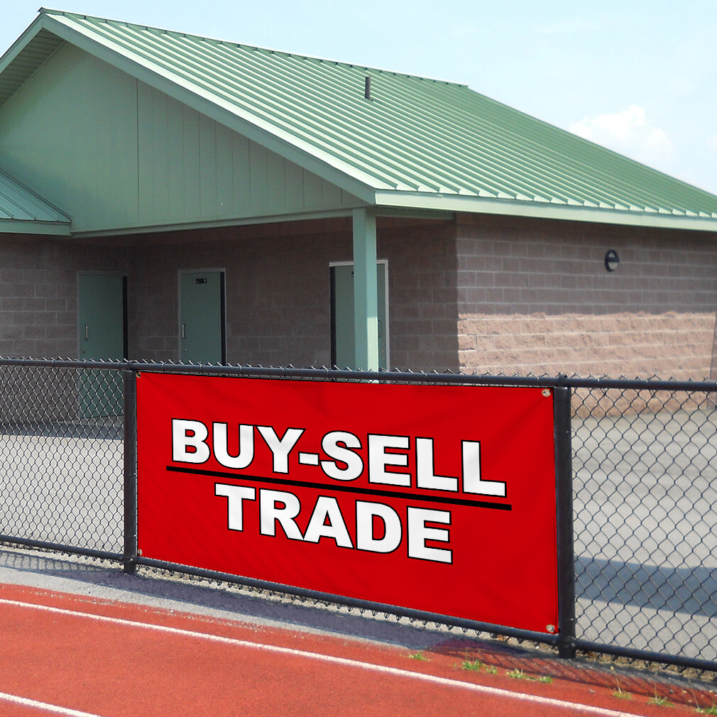 Vinyl Banner Multiple Sizes Buy Sell Trade Business Business Outdoor