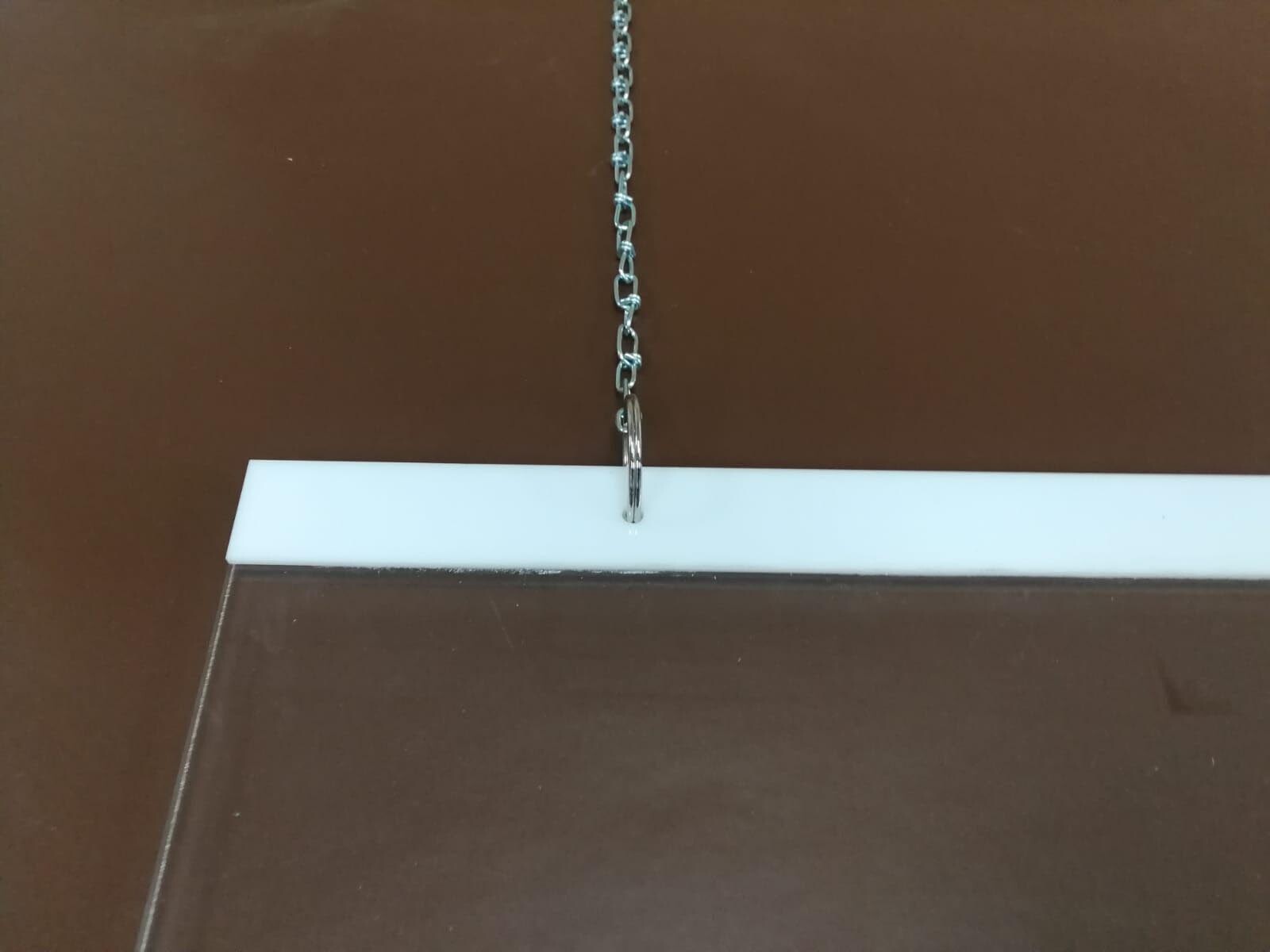 Spuckschutzscheibe Z Hang Antikratzschicht Acryglasspuckschutz 31 1/2×23 5/8in