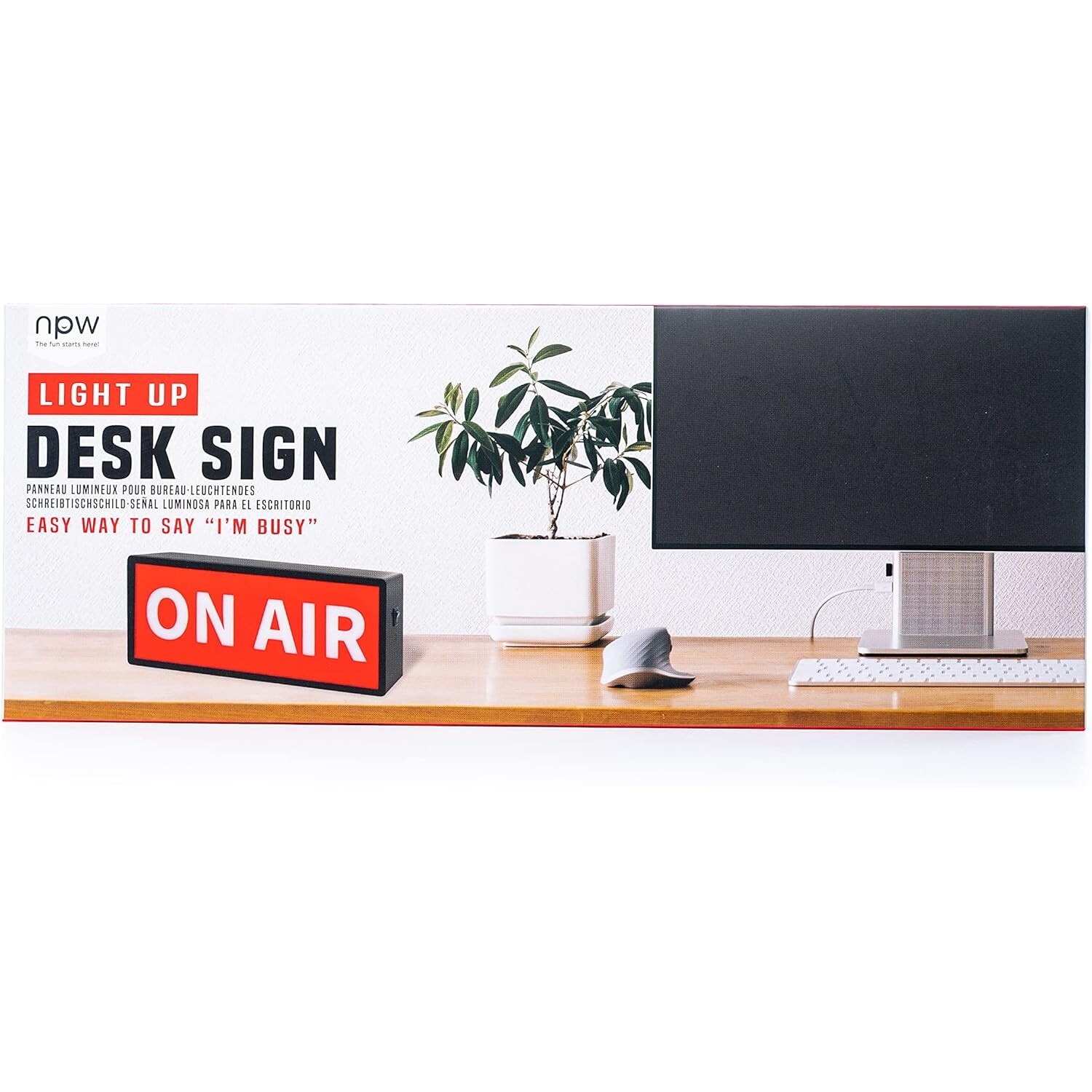 On Air LED Retro Sign USB Powered for Studio Streaming Office Wall or Desk