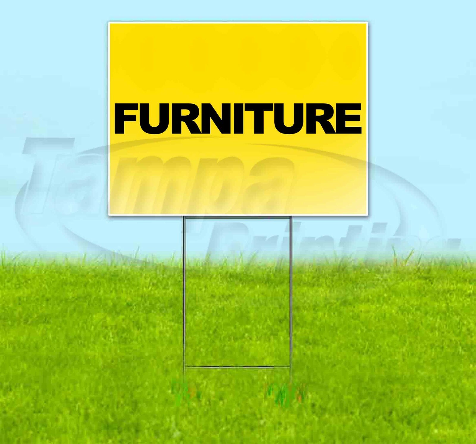 FURNITURE 18×24 Yard Sign Corrugated Plastic Bandit Lawn Business USA