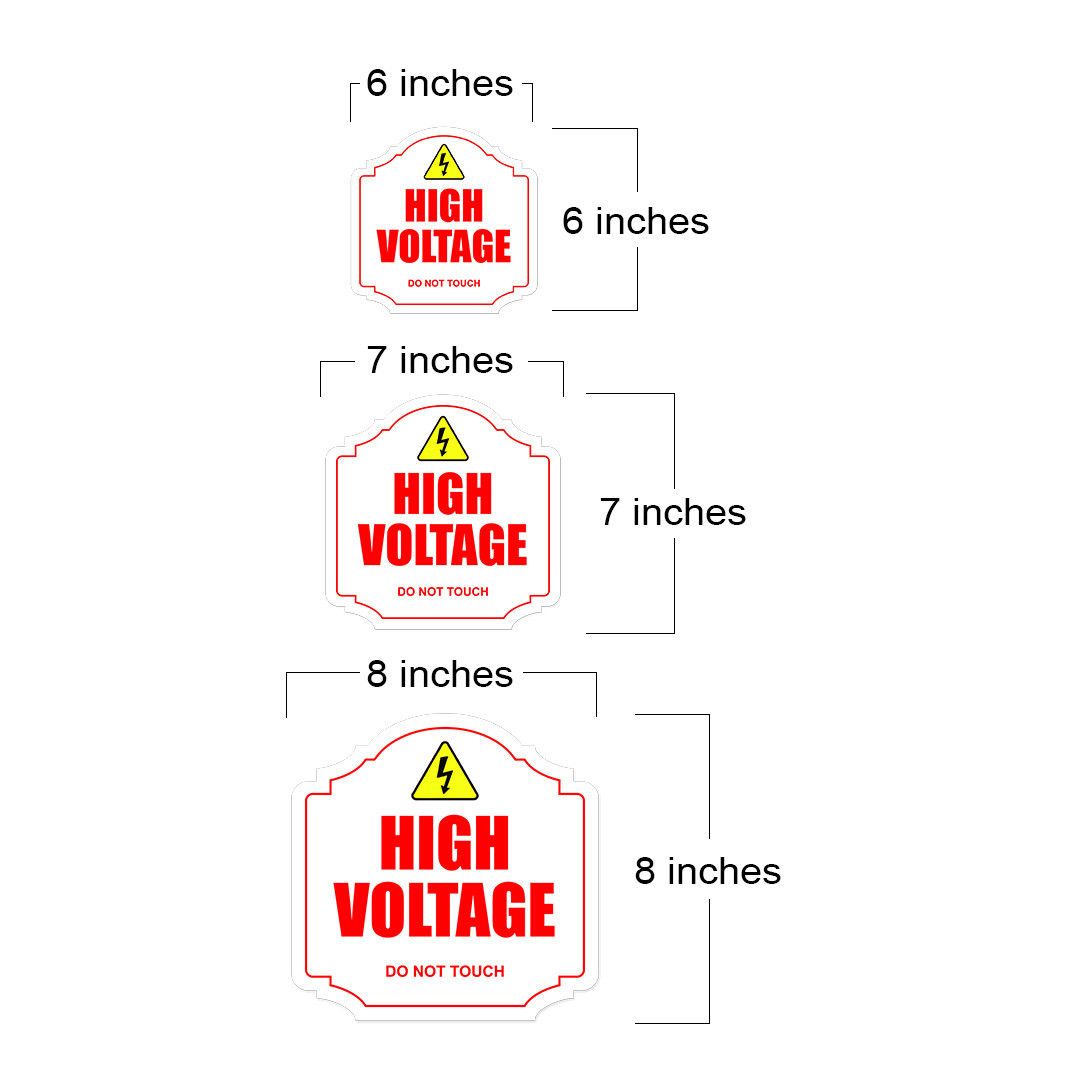 Heritage Plus High Voltage – Do Not Touch Wall or Door Sign | Business Signage