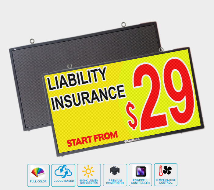 Smart LED Digital Sign 55×24 Inch(Indoor)/ Advertisement Screen – Cloud Based