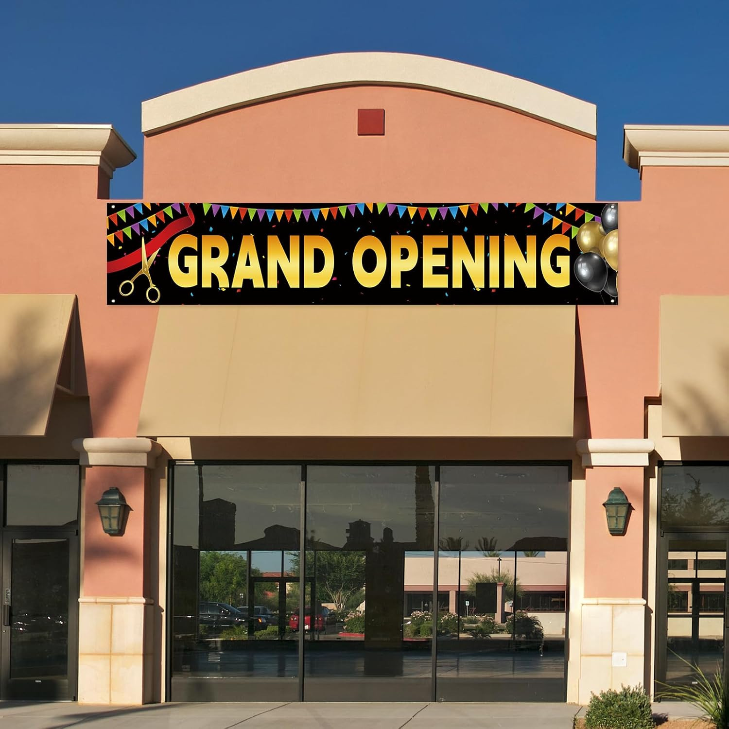 Large Grand Opening Banner for Fence Grand Opening Porch Sign Banner Now Open Si