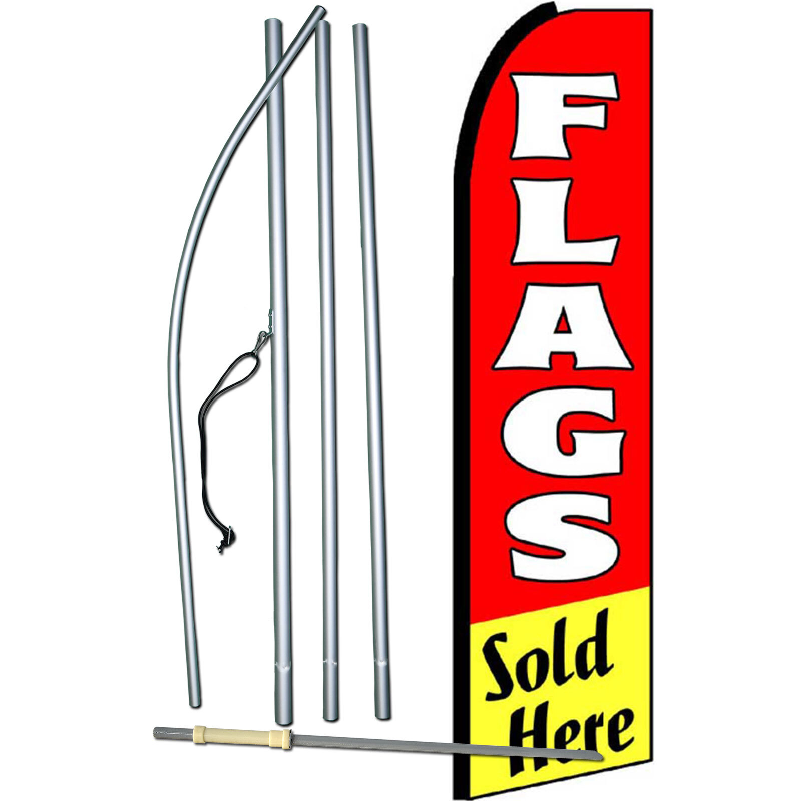 Flags Sold Here Swooper Flag Kit