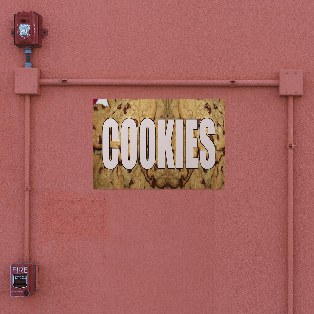 Decal Stickers Cookies Bakery Caf Restaurant Bar Vinyl Store Sign Label