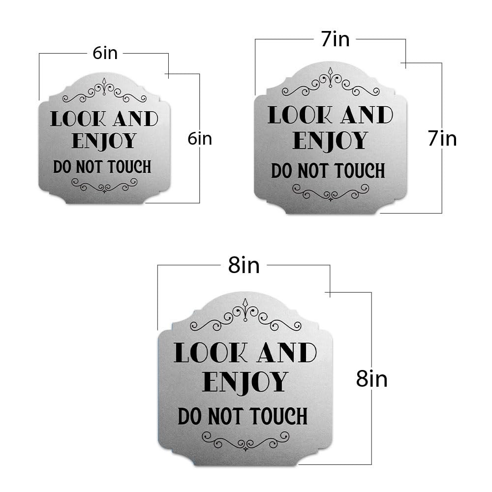 Look And Enjoy Do Not Touch Wall Door Sign Home Office Decor Medium